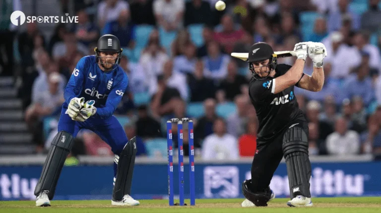 Image with details of the Last Five ODI results of England vs. New Zealand