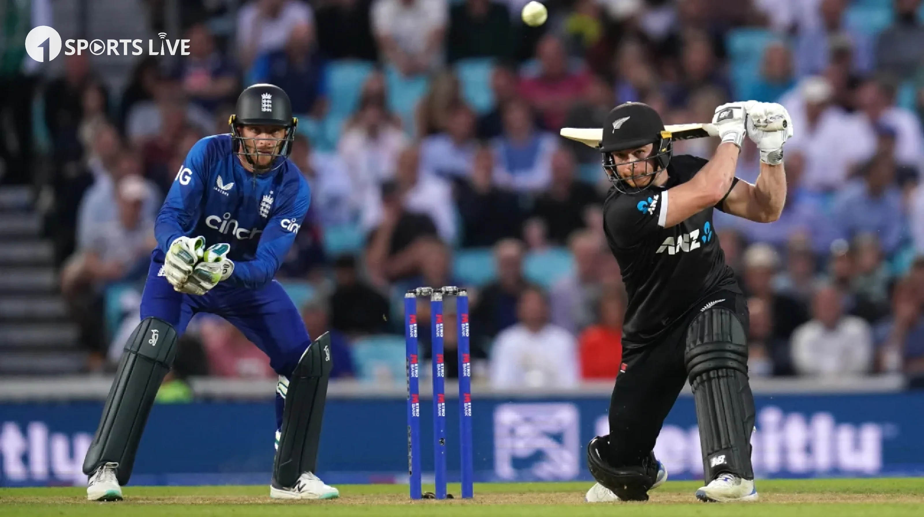 Image with details of the Last Five ODI results of England vs. New Zealand