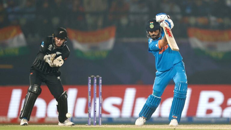 India defeats New Zealand by 4 wickets; Shami and Kohli seal the win