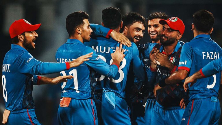 Image featuring how in CWC 2023: Afghanistan beat England by 69 runs, proving all predictions wrong 