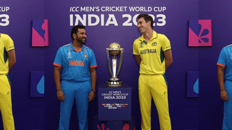 Image with details of CWC 2023: India wins by 6 wickets as Australian batting lineup crumbles