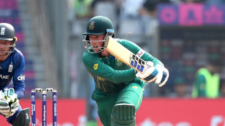 Image featuring CWC 2023: South Africa thrashes England with a 229 runs victory at Mumbai