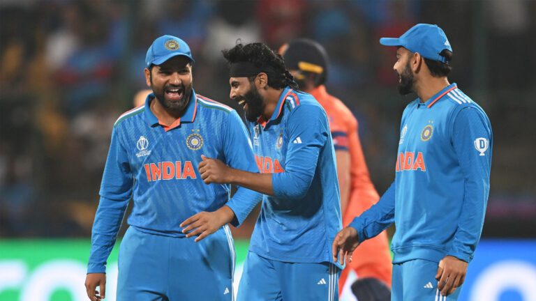 Image featuring CWC 2023: India flawlessly tops Group Stage