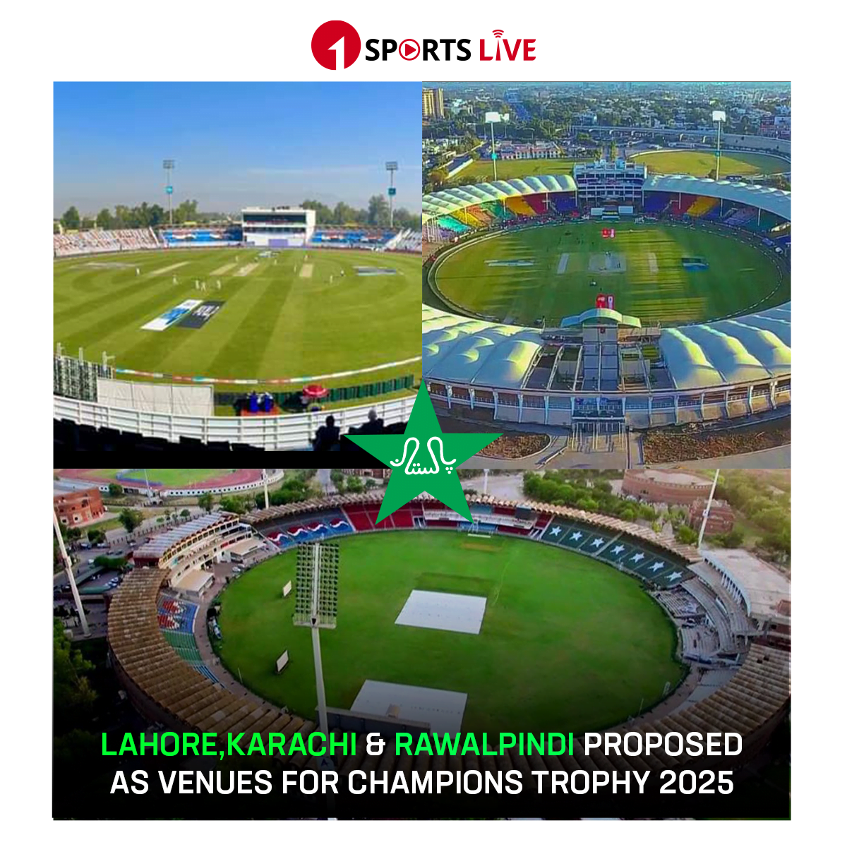 PCB has Proposed the venues for the Champions Trophy 2025 » 1SportsLive